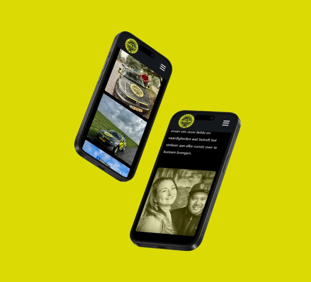 Rijschool van Os op mobiel