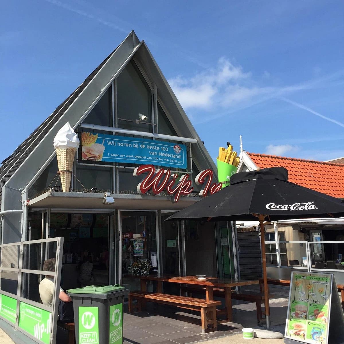 Buitenkant snackbar Wip-In