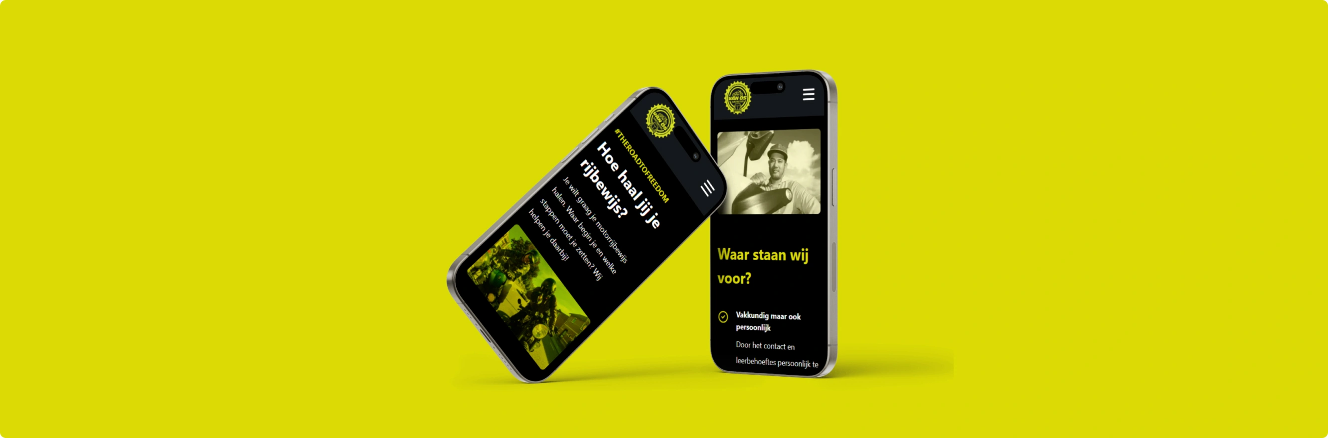 Rijschool van Os website